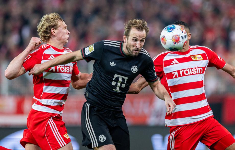 凯恩绝平 拜仁2-2柏林联16连胜纪录遭终结