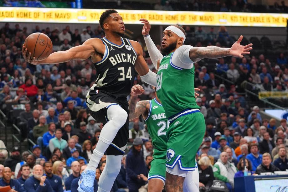 字母哥30+8+6库兹马26分 雄鹿逆转独行侠