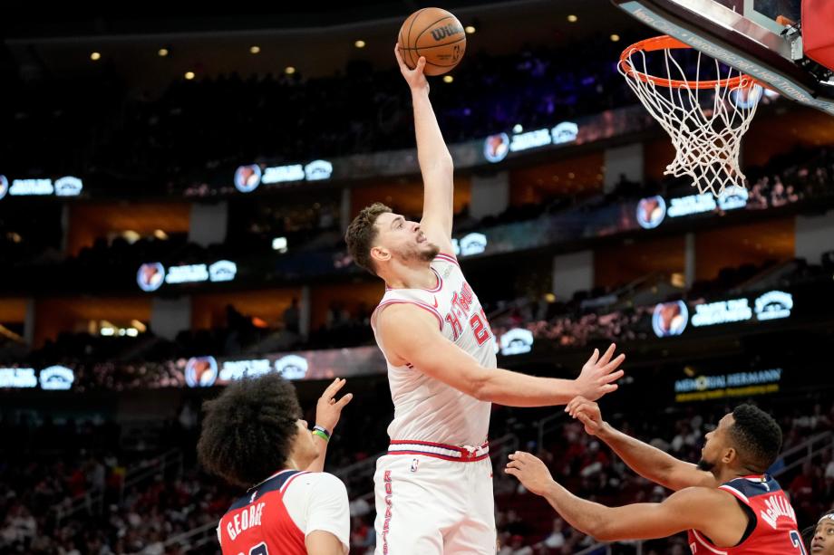 杜兰特23+5萨尔25+11 火箭三人20+轻取奇才