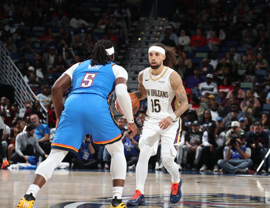 亚历山大23+8霍姆格伦26+9 雷霆擒鹈鹕迎6连胜