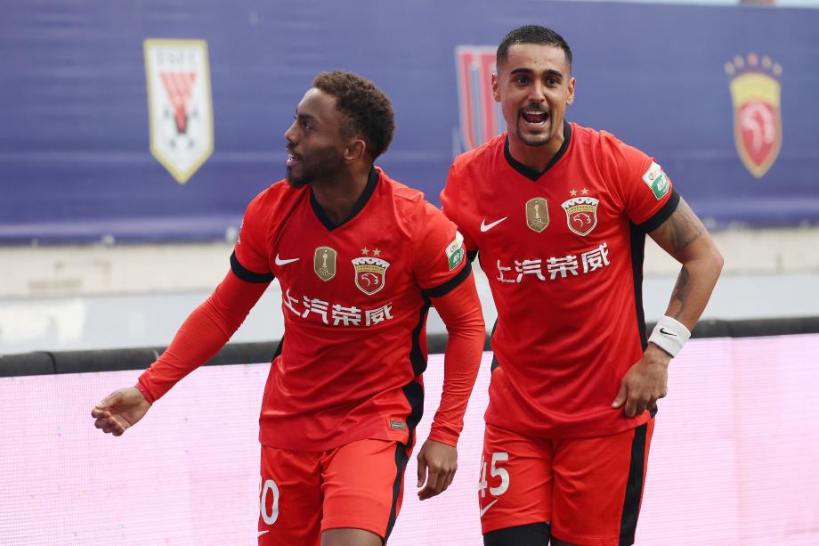 加布里埃尔破门 上海海港赢球收获中超三连冠