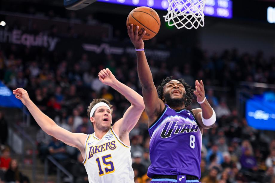 东契奇33+11+8乔治错失绝杀 湖人客场险胜爵士