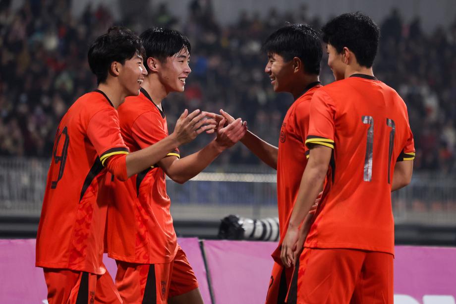 [图]国少4-0孟加拉国豪取5连胜晋级U17亚洲杯正赛体育录像/图片