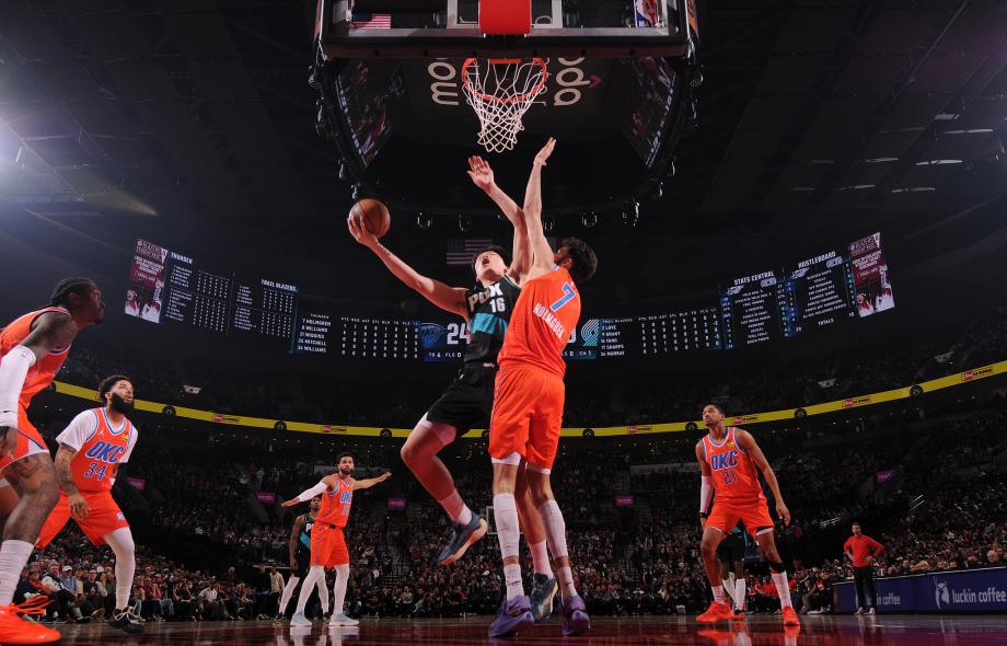 杨瀚森1篮板亚历山大26+5 开拓者不敌雷霆