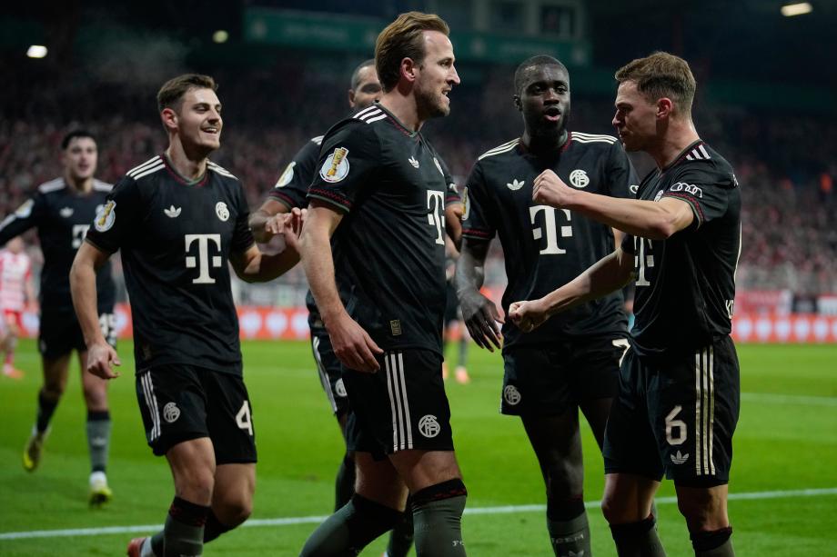 拜仁慕尼黑3-2力克柏林联合 晋级德国杯八强