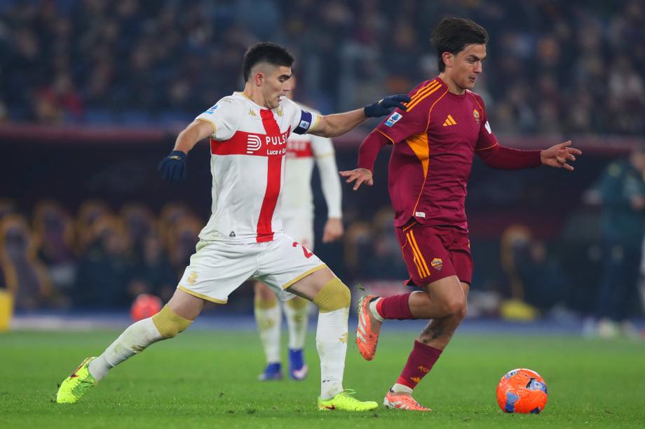 意甲-苏莱破门科内建功 罗马3-1热那亚升至第四