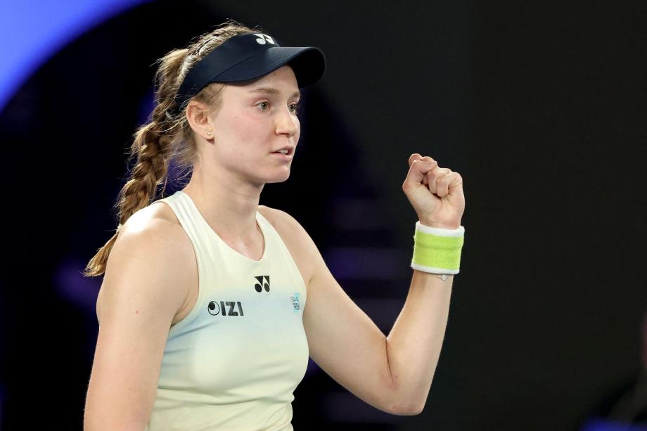 [图]莱巴金娜2-0晋级澳网女单决赛 将与萨巴伦卡争冠体育赛事直播