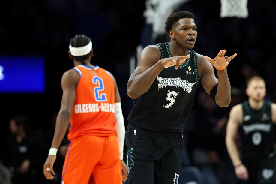 爱德华兹26+5+5亚历山大30分 森林狼力克雷霆