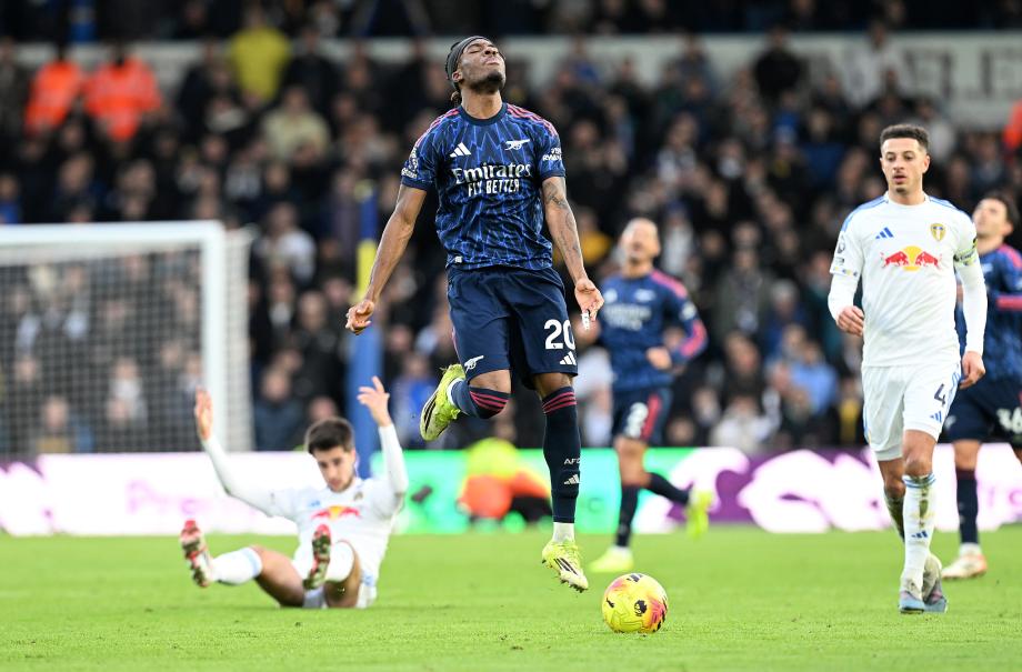 英超：哲凯赖什破荒热苏斯建功 阿森纳4-0大胜利兹联