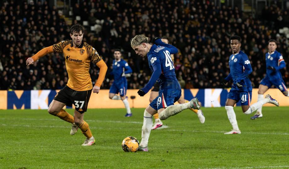 内托帽子戏法 切尔西4-0大胜赫尔城进足总杯16强