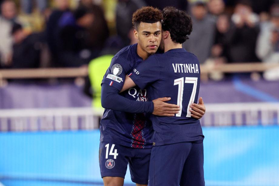 杜埃双响登贝莱伤退 巴黎圣日耳曼3-2摩纳哥