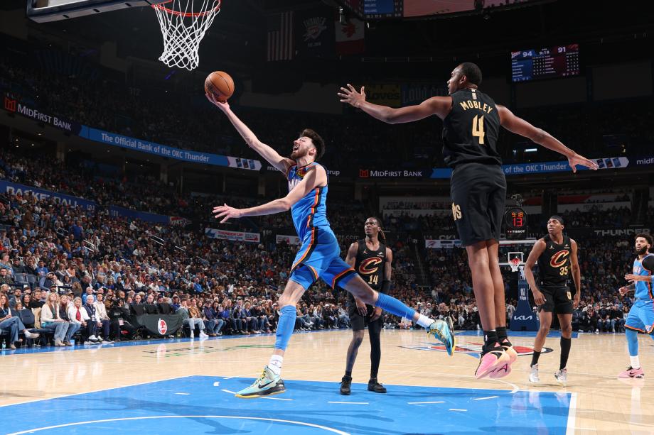 霍姆格伦17+15哈登20+5+9 雷霆终结骑士7连胜