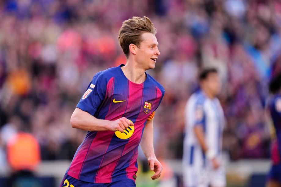 西甲-德容建功费尔明世界波 巴萨3-0完胜莱万特