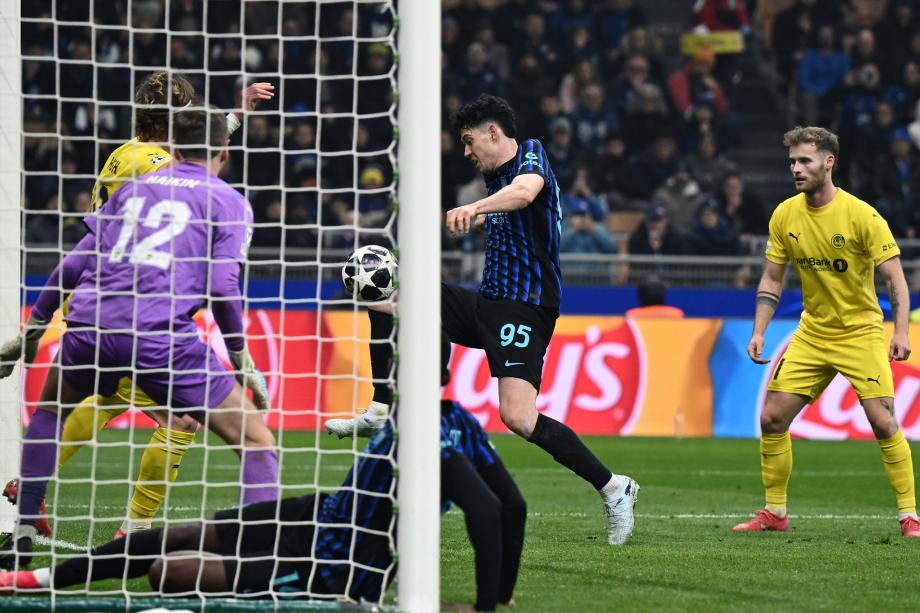 欧冠-阿坎吉送礼 国米1-2负博德闪耀无缘16强