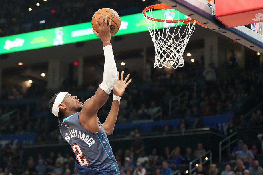 亚历山大36+9穆雷39分 雷霆加时力克掘金