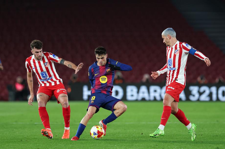 贝尔纳尔双响 巴萨总比分3-4马竞无缘国王杯决赛