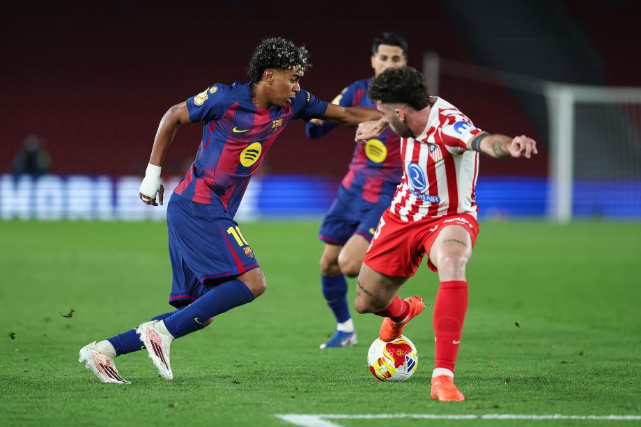 贝尔纳尔双响 巴萨总比分3-4马竞无缘国王杯决赛