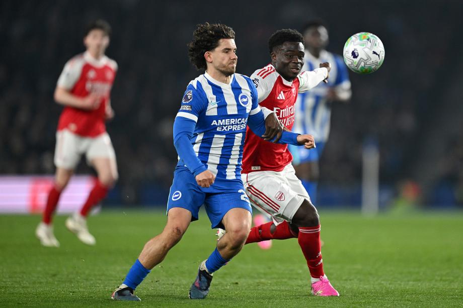 英超-萨卡兜射制胜 阿森纳1-0布莱顿联赛3连胜