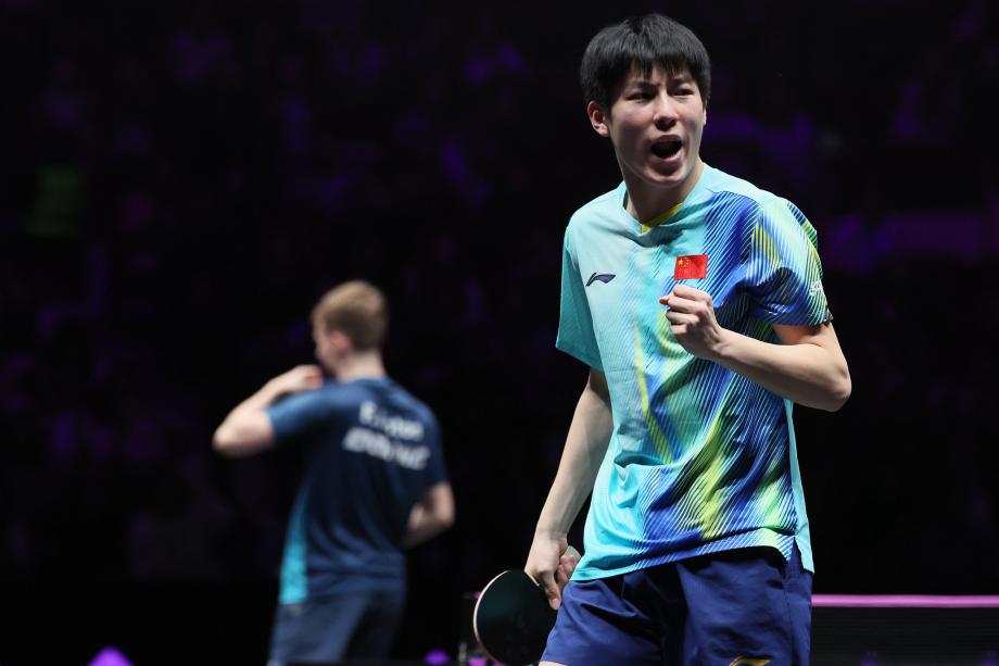 [图]WTT重庆冠军赛 温瑞博校服敌手晋级下一轮体育录像/图片