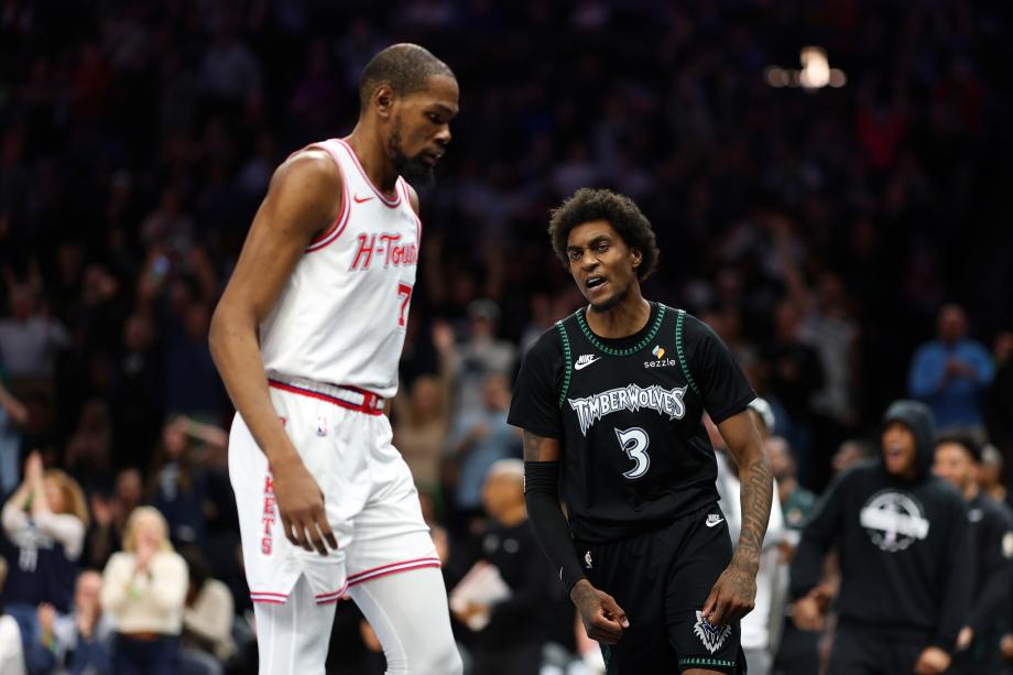 兰德尔准绝杀 森林狼加时逆转火箭