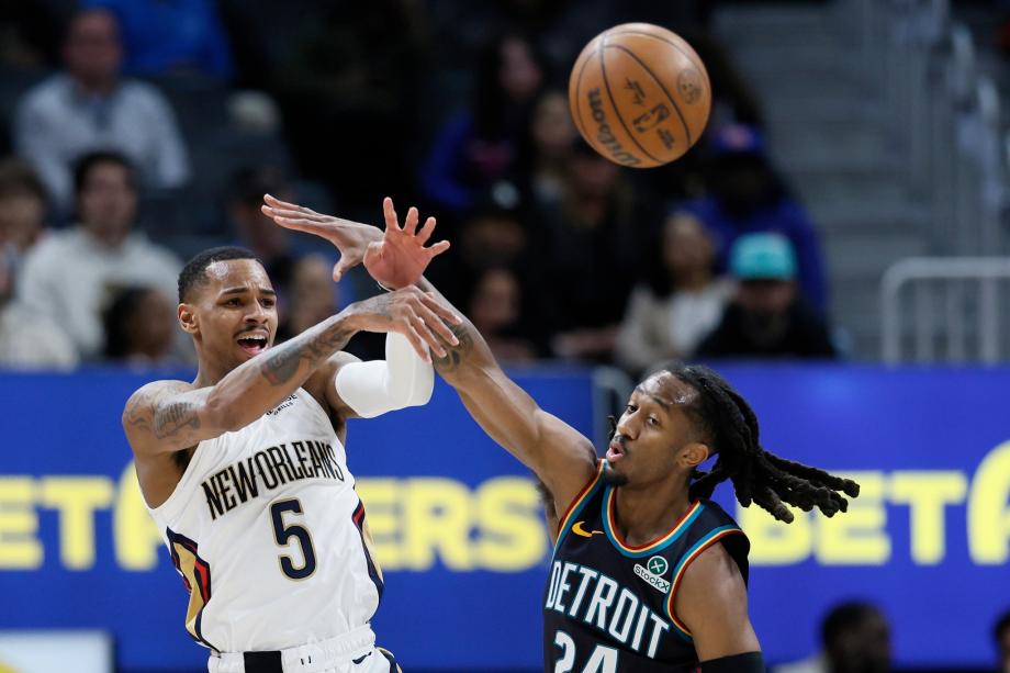 杜伦30+10+7锡安21分 活塞主场轻取鹈鹕