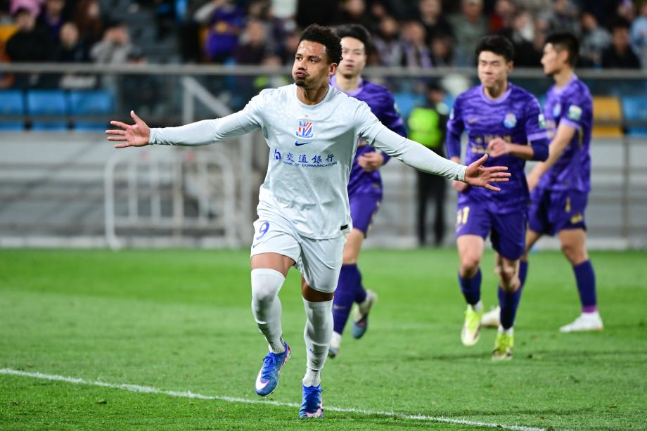 中超-拉唐双响+点球绝杀 上海申花3-2客胜津门虎