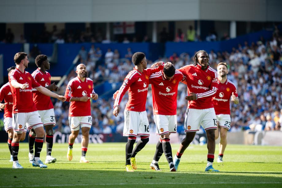 英超-曼联3-0双杀布莱顿 B费传射独享英超助攻王