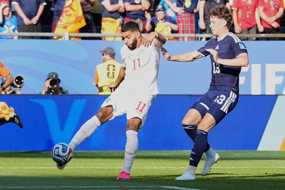 [图]世界杯：赛巴里70秒闪击破门 摩洛哥1-0苏格兰