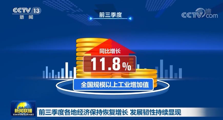前三季度各地经济保持恢复增长 发展韧性持续显现