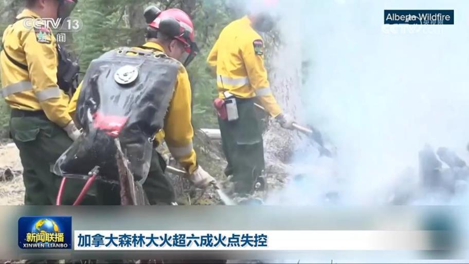 加拿大森林大火超六成火点失控