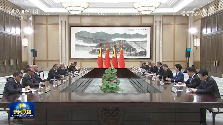 习近平会见东帝汶总理