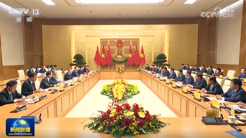 李强同越南总理会谈
