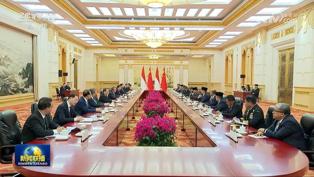 李强会见印度尼西亚总统
