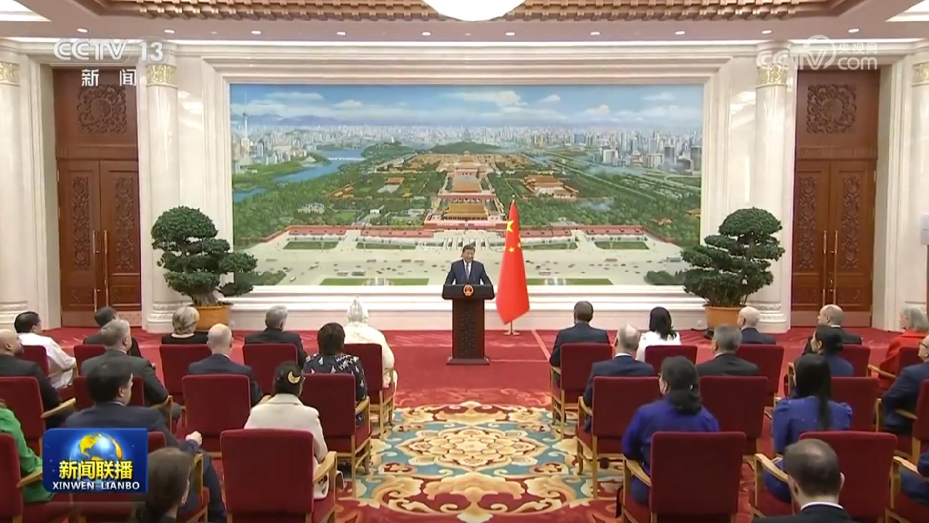 习近平接受外国新任驻华大使递交国书
