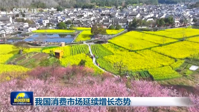 我国消费市场延续增长态势