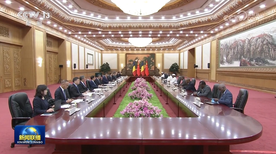 习近平会见乍得总统