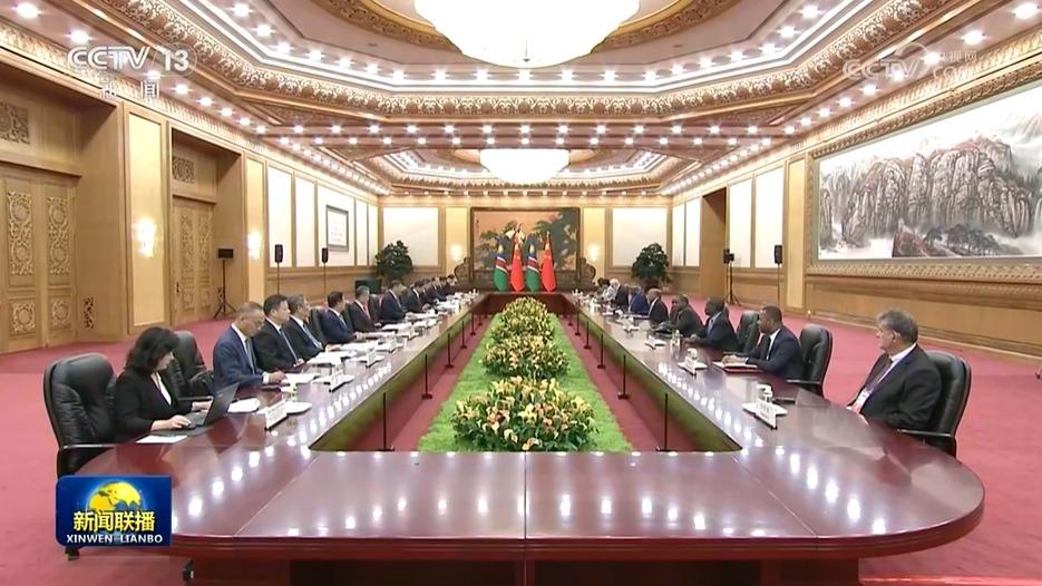习近平会见纳米比亚总统