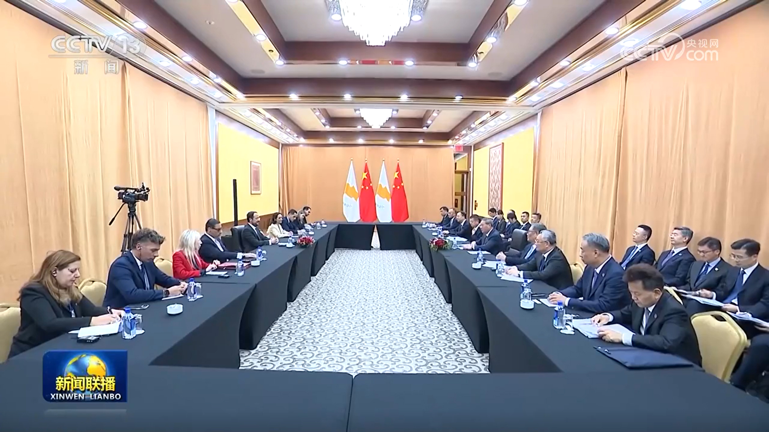 李强会见塞浦路斯总统