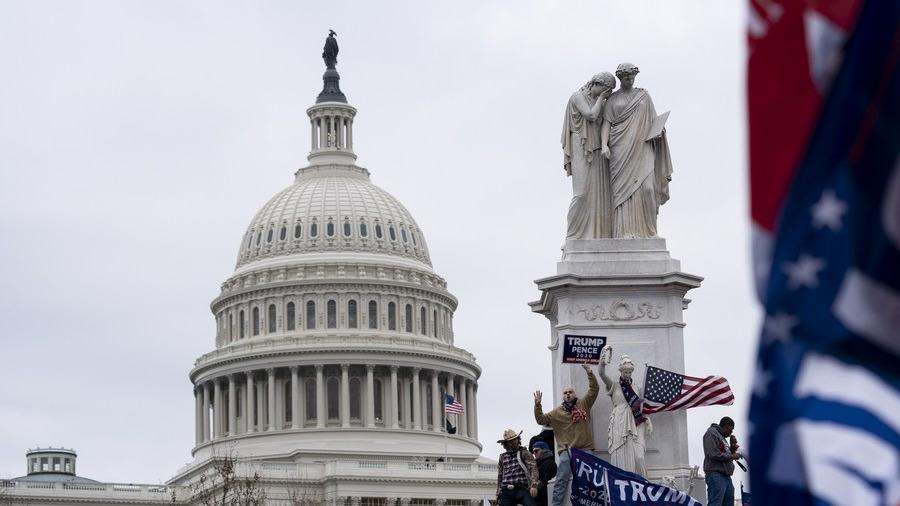 as torchbearer for democracy with its own house "on fire": usa