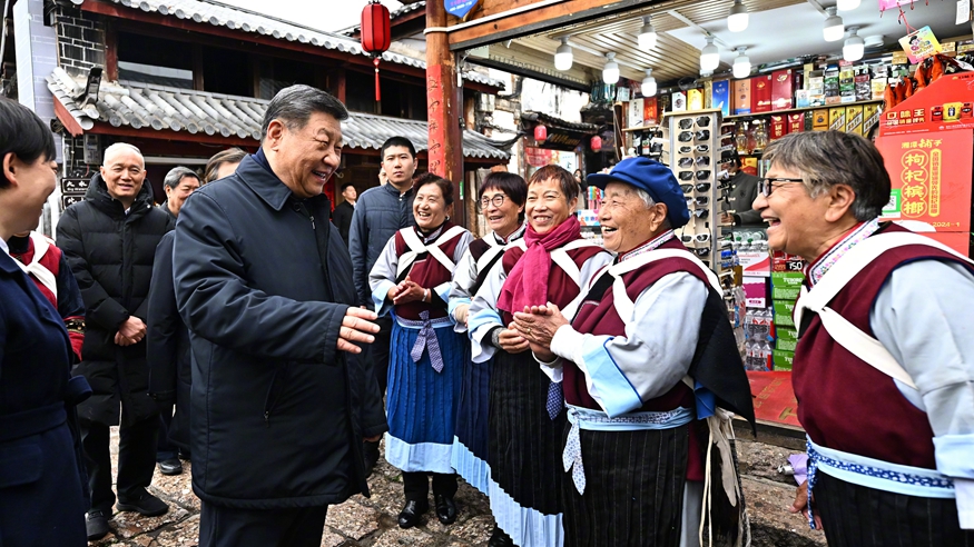 Xi urges opening new ground for development during inspection tour in Yunnan