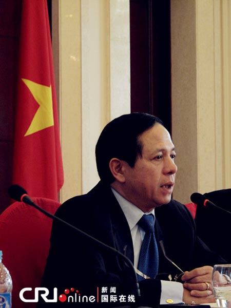 越南驻华大使希望中越保持良好关系共同发展