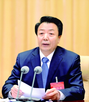 12月26日,内蒙古自治区党委书记王君在自治区党委九届十次全