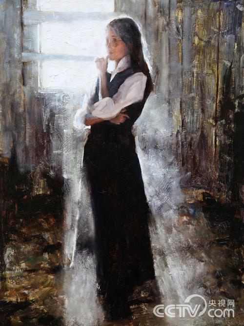 王一亚雄的油画艺术作品《逆光》在此次展览中获优秀奖.