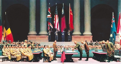 油画,中国战区受降仪式