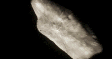 这是嫦娥二号在最终任务中留下的影像——图塔蒂斯小行星