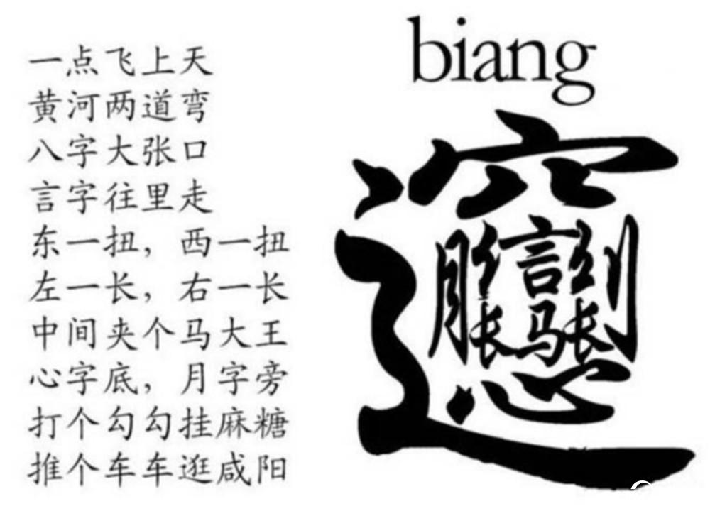 (油泼辣子"biangbiang"面)  贾平凹的《陕西小吃小识录》中