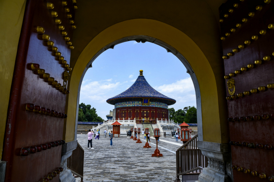 get some fresh air at the temple of heaven park in beijing