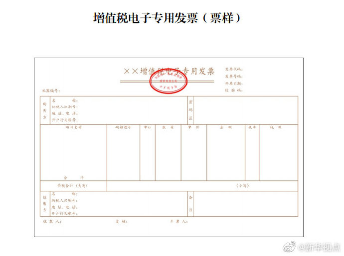 增值税电子专票上线了!效力与纸质专票相同