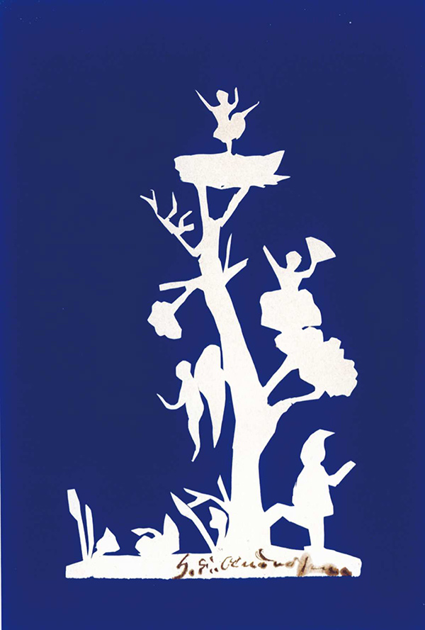 童话人物树（剪纸）  安徒生  安徒生博物馆藏
