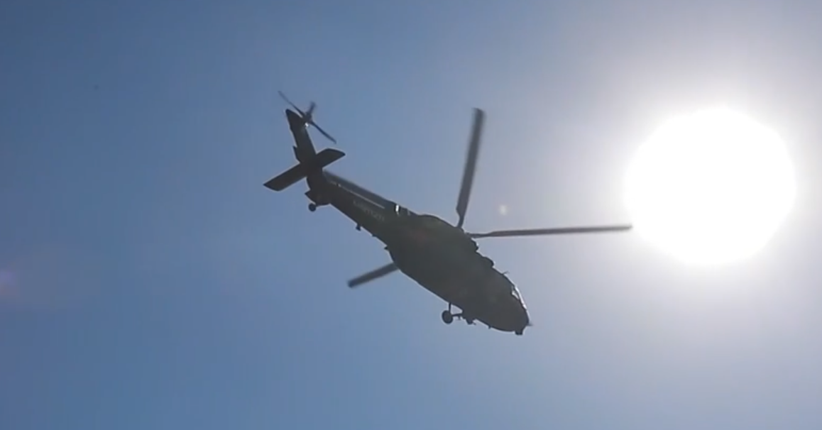 节日 我们在战位 新疆军区某陆航旅开展多机型跨昼夜飞行训练